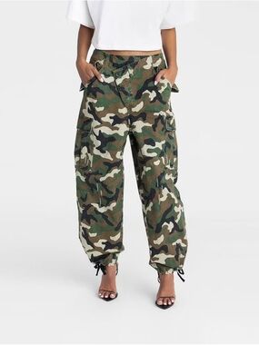 KBB by KAHLANA Women's Mid-Rise Straight Leg 'The Cargo Jogger' Sz XS NWT